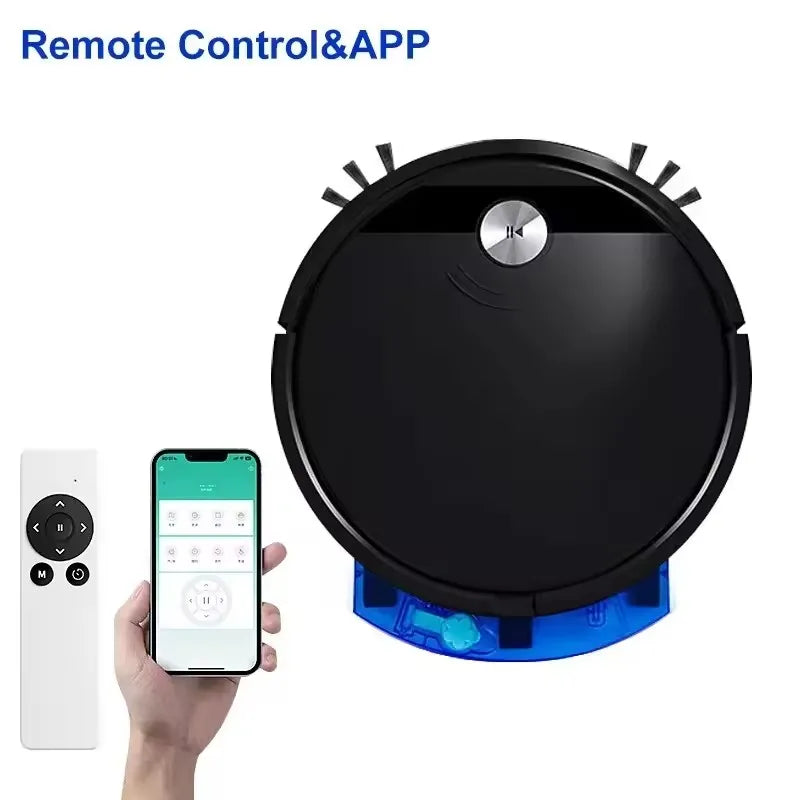 Nuevo robot aspirador inalámbrico inteligente multifuncional, súper silencioso, con función de aspiración, fregado y humidificación para uso doméstico.