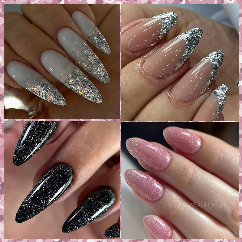 Kit de gel para extensión de uñas LILYCUTE de 15 ml, solución acrílica, esmalte en gel con lámpara para uñas para una rápida extensión, gel UV para uñas.