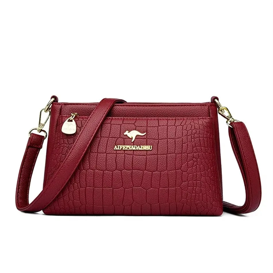 Bolso de mano de lujo con estampado de moda, gran capacidad, piel suave, bolso bandolera para mujer, bolso de hombro/bandolera, bolso de mano de diseño para mujer, bolso de mano informal.