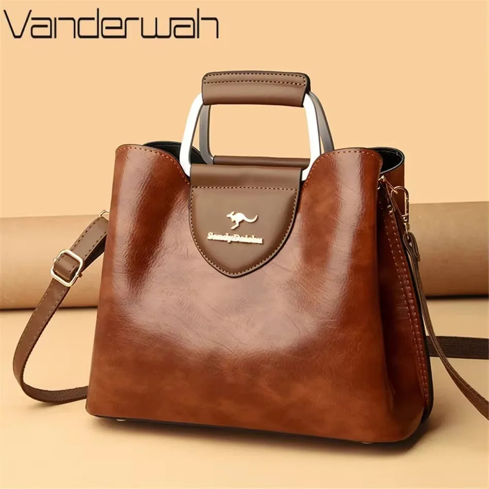 Bolso de mano de lujo con estampado de moda, gran capacidad, piel suave, bolso bandolera para mujer, bolso de hombro/bandolera, bolso de mano de diseño para mujer, bolso de mano informal.