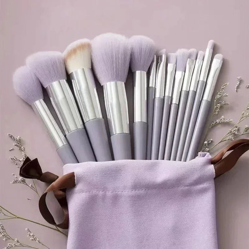 3/13/22 piezas Juego de herramientas de brochas de maquillaje profesionales Kits de herramientas de brochas de maquillaje para sombras de ojos, delineadores de ojos, brochas de cosméticos Maquiagem