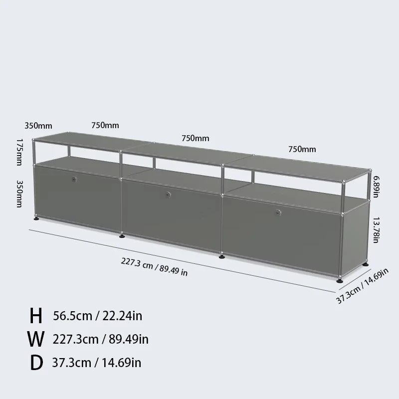 Mueble para TV, armarios de almacenamiento, mueble esquinero, vitrina metálica, módulo para sala de estar, muebles modulares de bricolaje