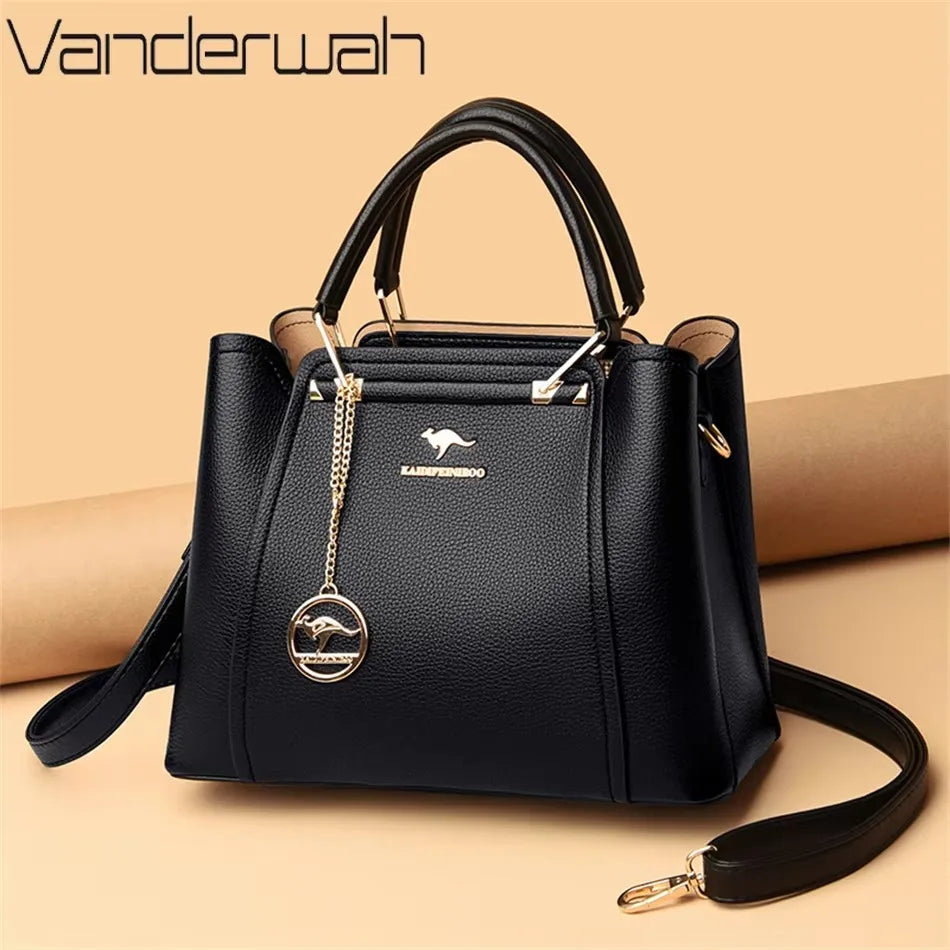 Bolso de mano de lujo con estampado de moda, gran capacidad, piel suave, bolso bandolera para mujer, bolso de hombro/bandolera, bolso de mano de diseño para mujer, bolso de mano informal.