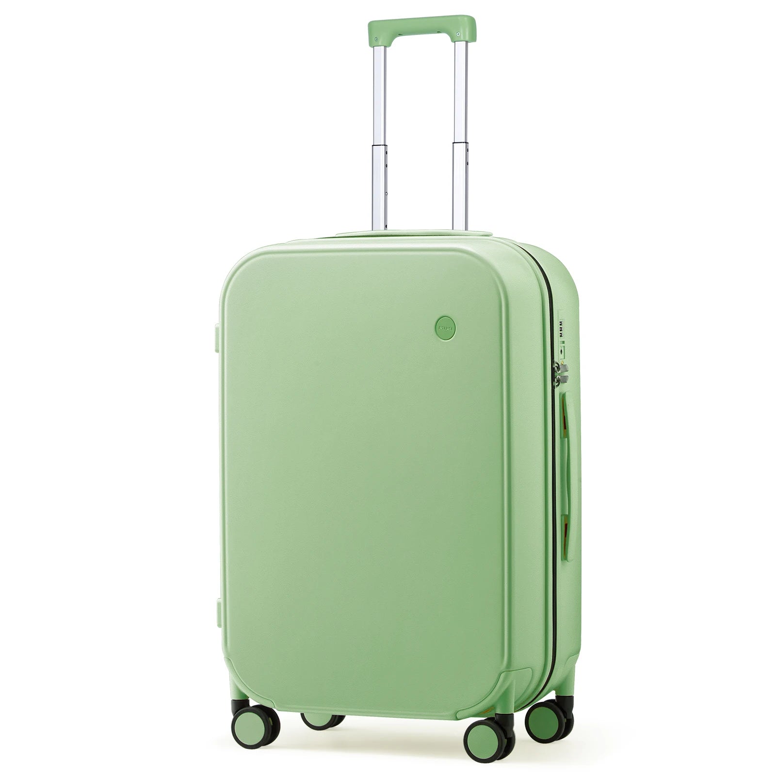 Maleta de viaje Mixi con diseño patentado para hombre y mujer, con ruedas giratorias, tamaño de cabina (18", 20" y 24", para facturar), 100% policarbonato.