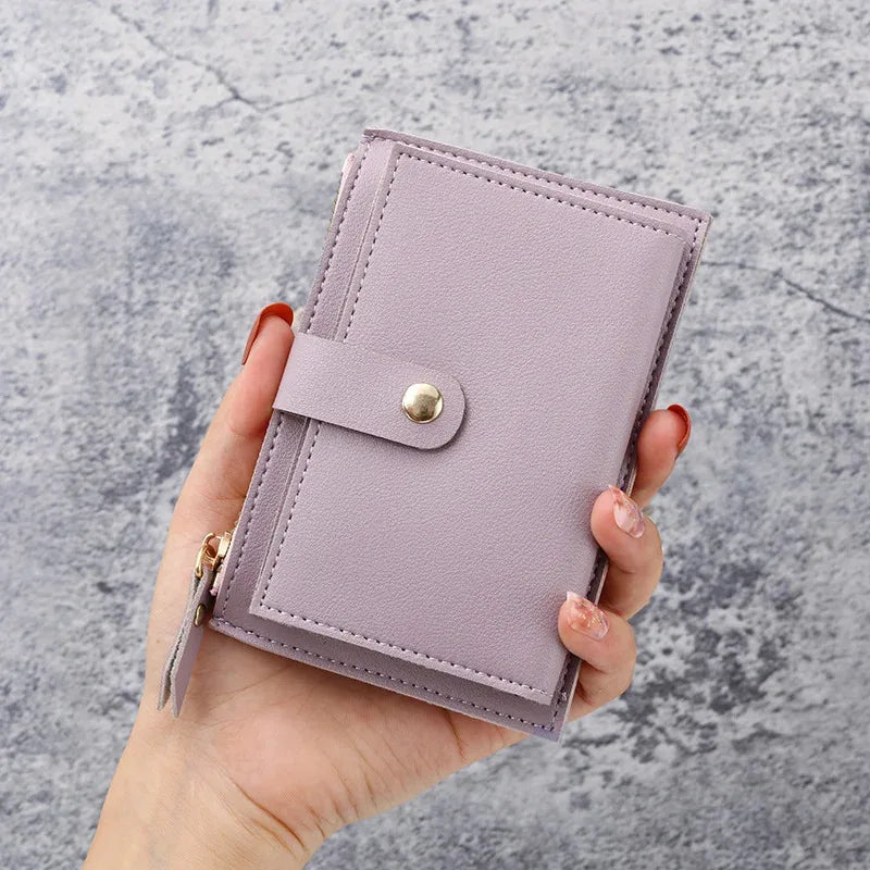Cartera para estudiantes Ins para mujer, nueva, ultrafina, pequeña, para cambio de monedas.