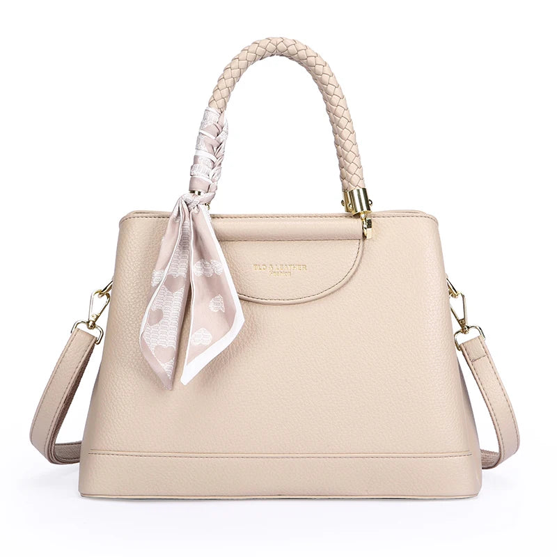 Bolsos de hombro y bandoleras de lujo de diseñador para mujer. Bolsos de mujer con asa tejida y bufanda de piel sintética de alta calidad. Bolsos de mano informales tipo tote.