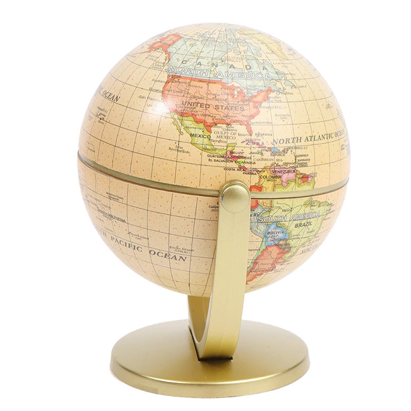 Globo terráqueo con soporte, mapa del mundo, juguete educativo de geografía, decoración para el hogar y la oficina, regalo para niños