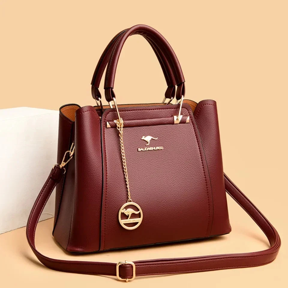 Bolso de mano de lujo con estampado de moda, gran capacidad, piel suave, bolso bandolera para mujer, bolso de hombro/bandolera, bolso de mano de diseño para mujer, bolso de mano informal.