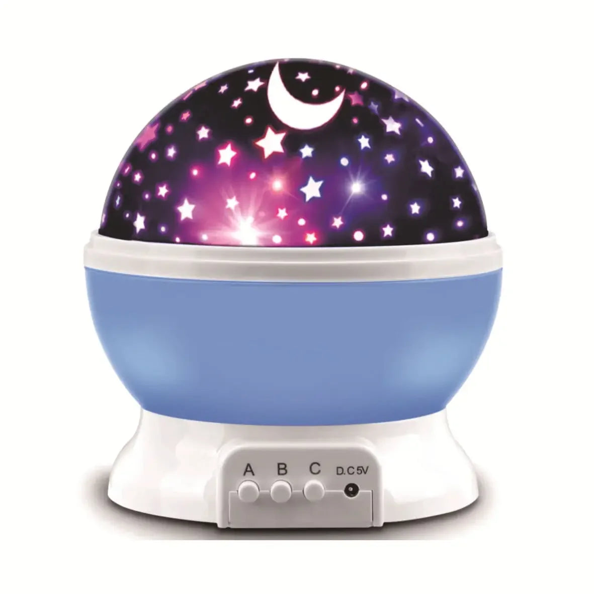 LED Starry Night Light Auto Rotating Pattern 500mAH Lithium Battery Starry Night Projection Light for Bedroom Decoration
