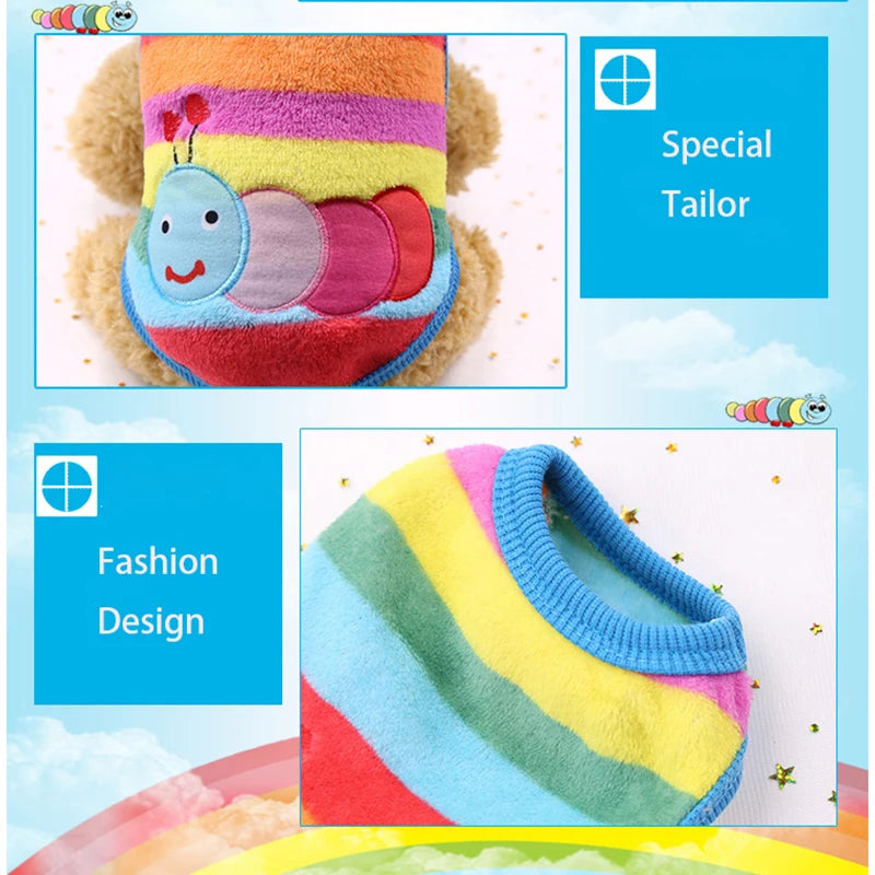 Lindo chaleco de invierno para perros pequeños y gatos, suéter cálido para mascotas, chaqueta acolchada de franela suave para cachorros, accesorios para perros XXS