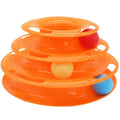 Juguete para gatos: bola de tres capas, tocadiscos interactivo educativo para gatos, torre de juego espacial para gatos.