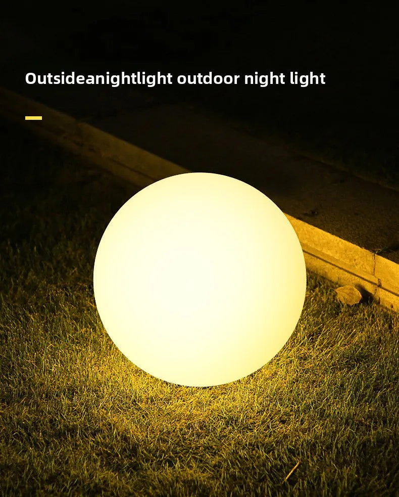Lámpara solar LED esférica para exteriores, césped, piscina, dormitorio, mesa, fiesta, iluminación de jardín, control remoto, resistente al agua.