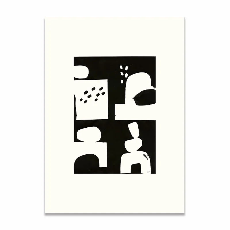Arte mural minimalista escandinavo, moderno, retro, abstracto, lienzo HD, impresión en póster, decoración para el hogar, dormitorio, sala de estar.