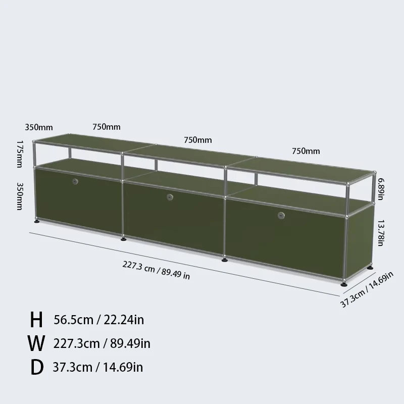 Mueble para TV, armarios de almacenamiento, mueble esquinero, vitrina metálica, módulo para sala de estar, muebles modulares de bricolaje
