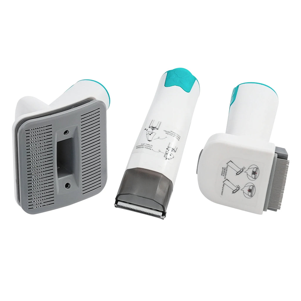 Set multifuncional 7 en 1 de cortapelos con extractor de pelo para perros y gatos, kit de cuidado para mascotas, recortadora de pelo para perros y gatos.