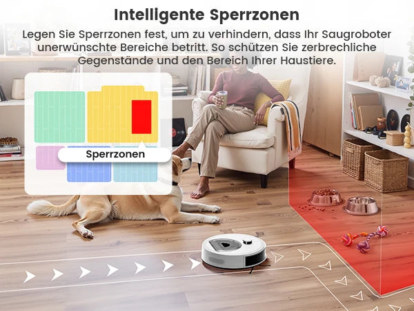 Robot aspirador Lefant M330 Pro M 330S y combinación MIP 5000 Pa dTOF LiDAR Navegación Alexa/Google/WiFi Ideal para T