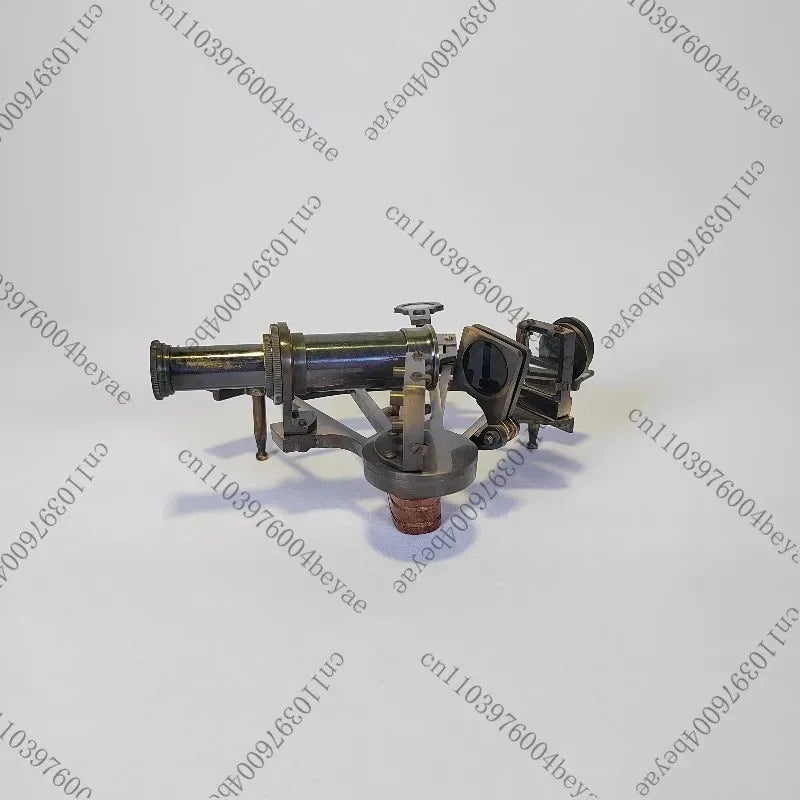 Sextante antiguo de latón macizo, instrumento de navegación náutica marina, artículo de colección, decoración y regalo.