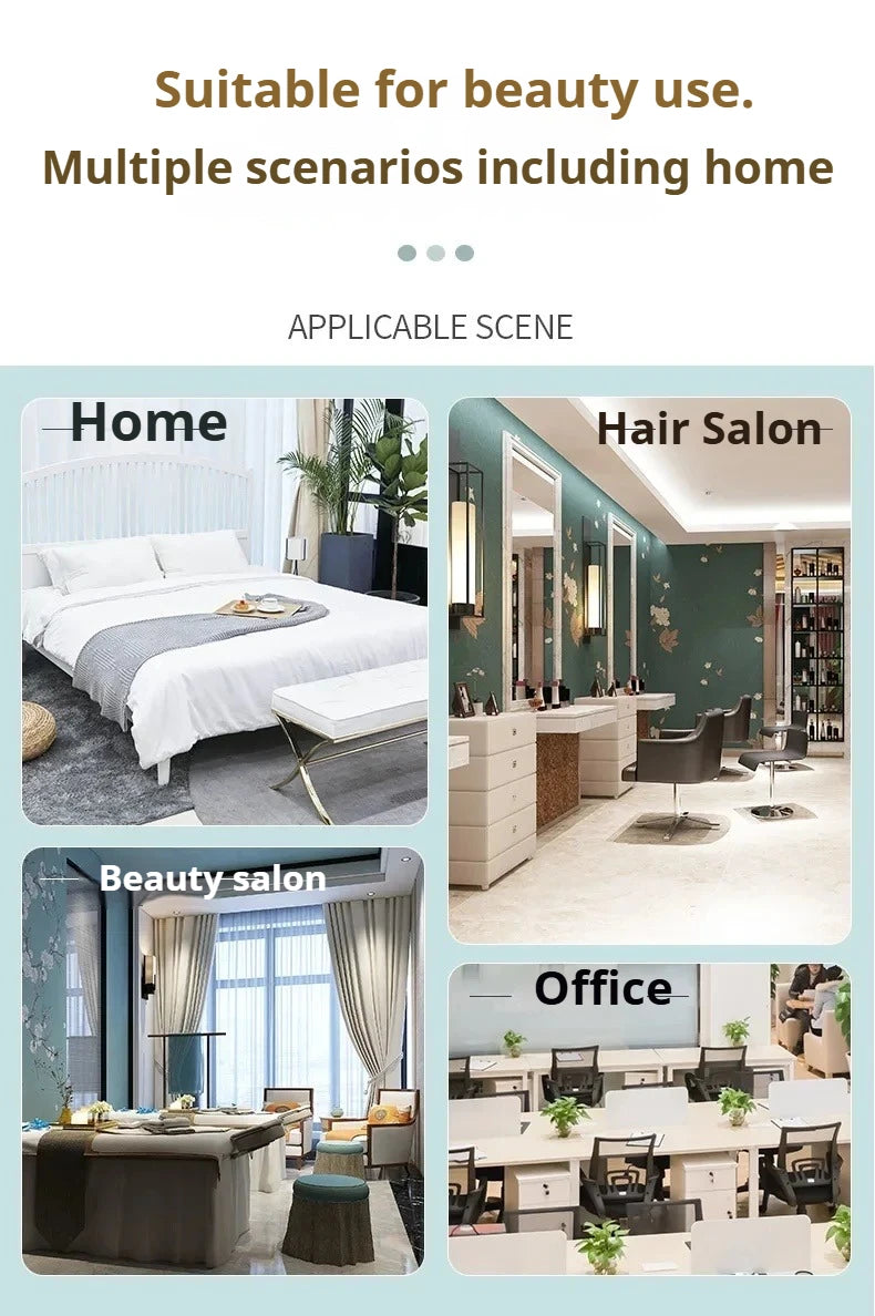Beech Trolley Salon Hair Equipment Wheels Spa Beauty Furniture Machine Laser Black Roulette Storage Hairdressing Stainless Steel