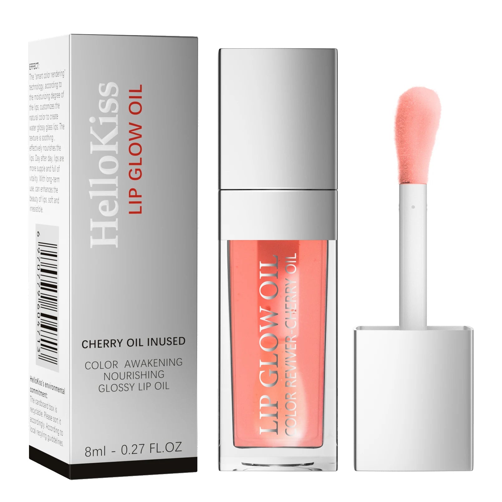 Aceite labial hidratante Crystal Jelly, brillo labial voluminizador, maquillaje, labios voluminosos y sexys, aceite labial con color y efecto voluminizador.