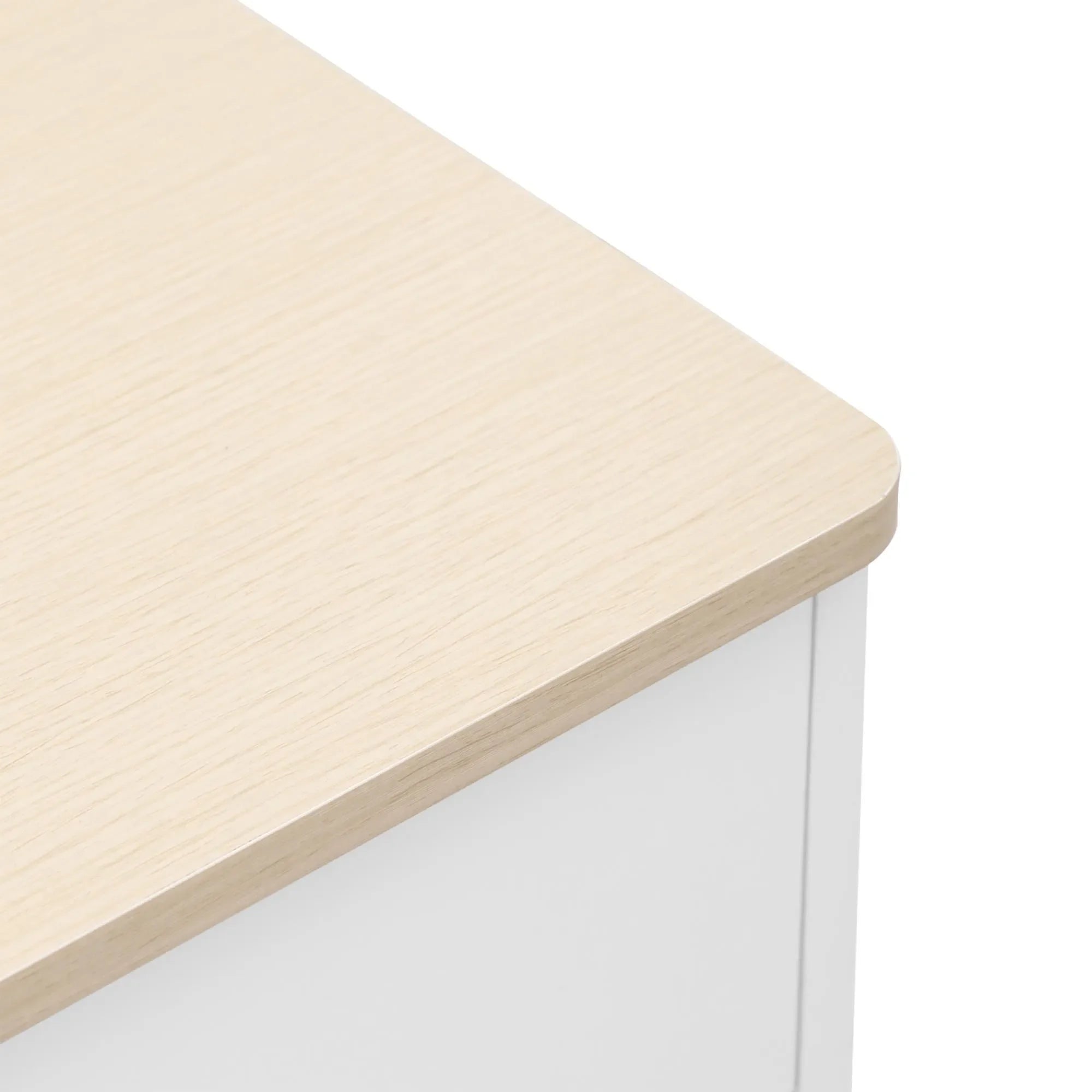 Comanlai Multi-Storage Sideboard Scandinavian Modern Buffet Cabinet 3 Drawers 4 Doors Storage Cabinet For Dining Living Room
