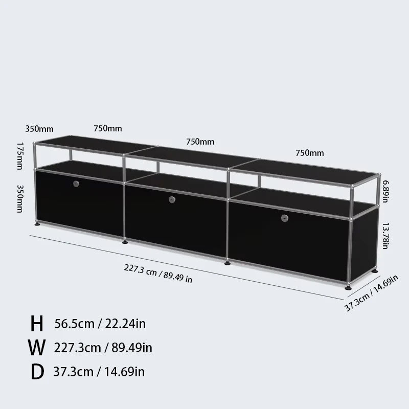 Mueble para TV, armarios de almacenamiento, mueble esquinero, vitrina metálica, módulo para sala de estar, muebles modulares de bricolaje