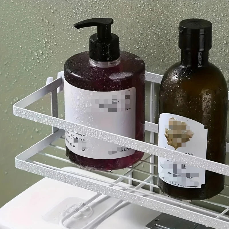 Estante de almacenamiento para inodoro sin perforaciones, estante de almacenamiento diverso para baño, estante de almacenamiento multifuncional para baño