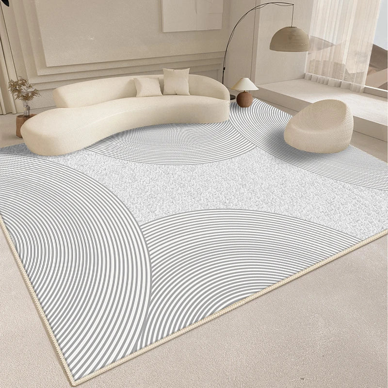 Alfombra de estilo moderno para sala de estar, alfombra mullida y suave para dormitorio, diseño abstracto, alfombra de felpa, alfombra gruesa para el hogar.