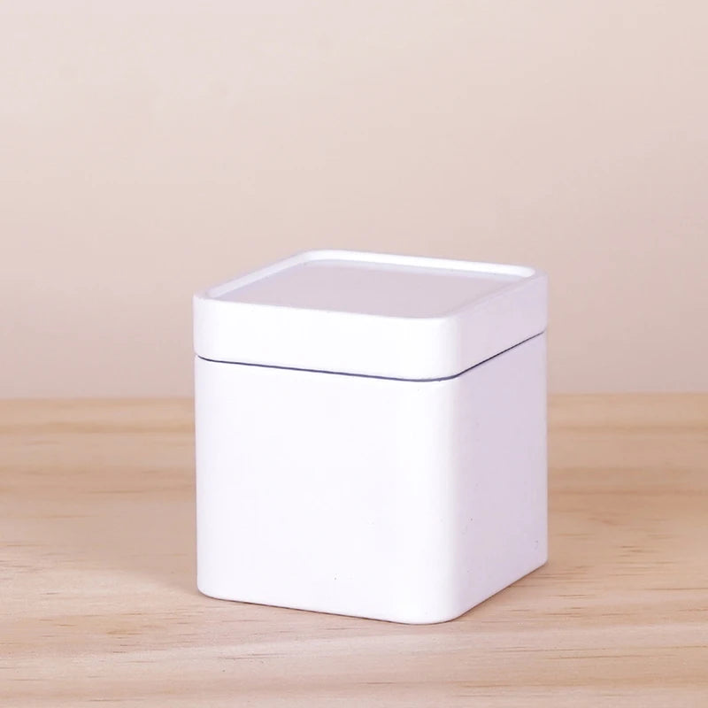 Caja metálica de acero inoxidable para té, mini recipiente portátil de viaje, tarro para azúcar, café, organizador, caja sellada para té, almacenamiento de cocina.