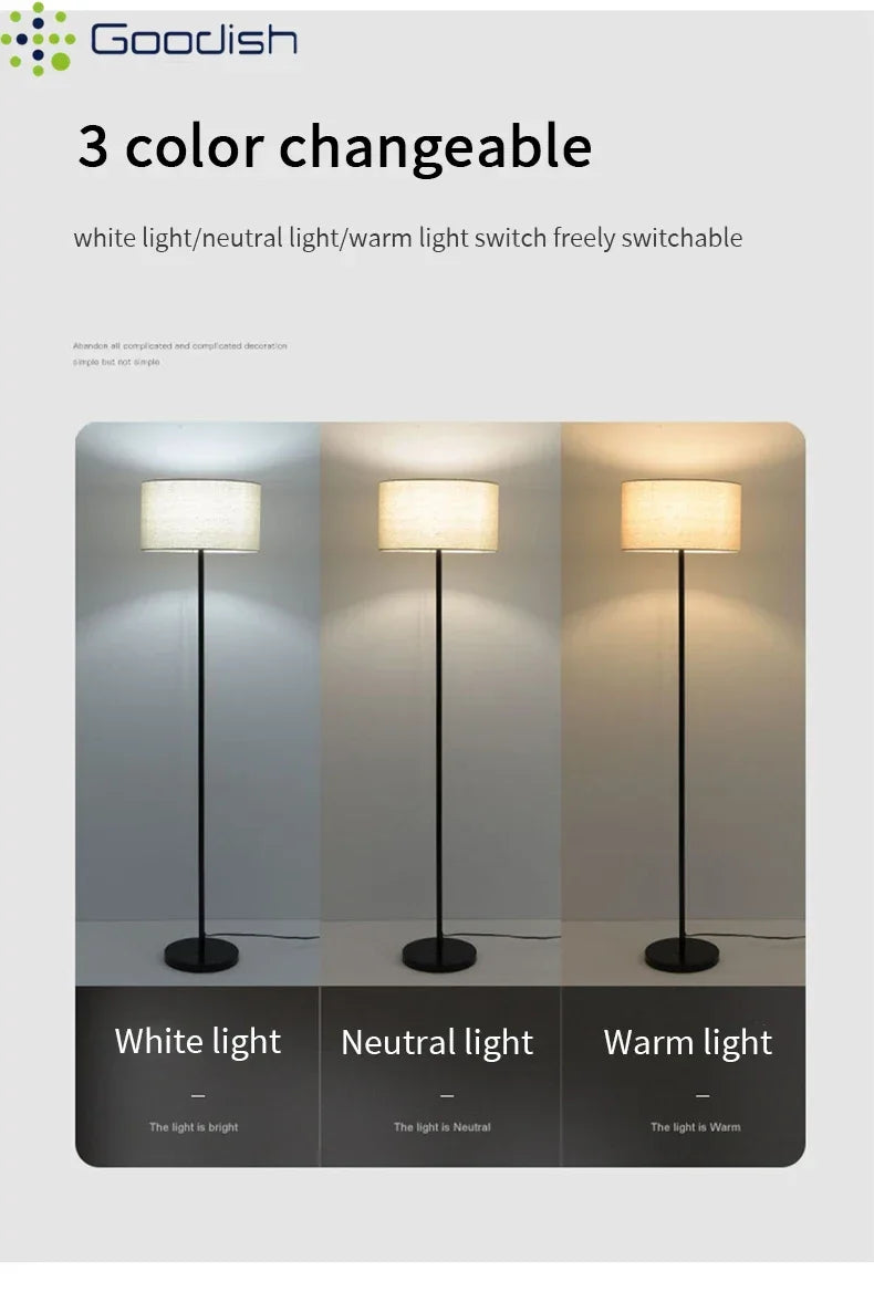 Lámparas de pie LED de estilo retro Wabi-sabi japonés con interruptor de pie para crear un ambiente acogedor. Lámparas de araña para dormitorio y decoración del hogar.