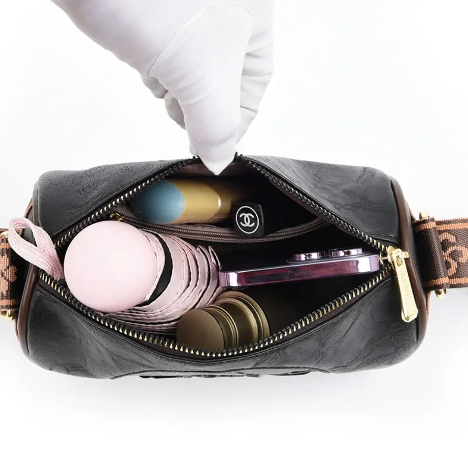 Bolso de mano de lujo con estampado de moda, gran capacidad, piel suave, bolso bandolera para mujer, bolso de hombro/bandolera, bolso de mano de diseño para mujer, bolso de mano informal.