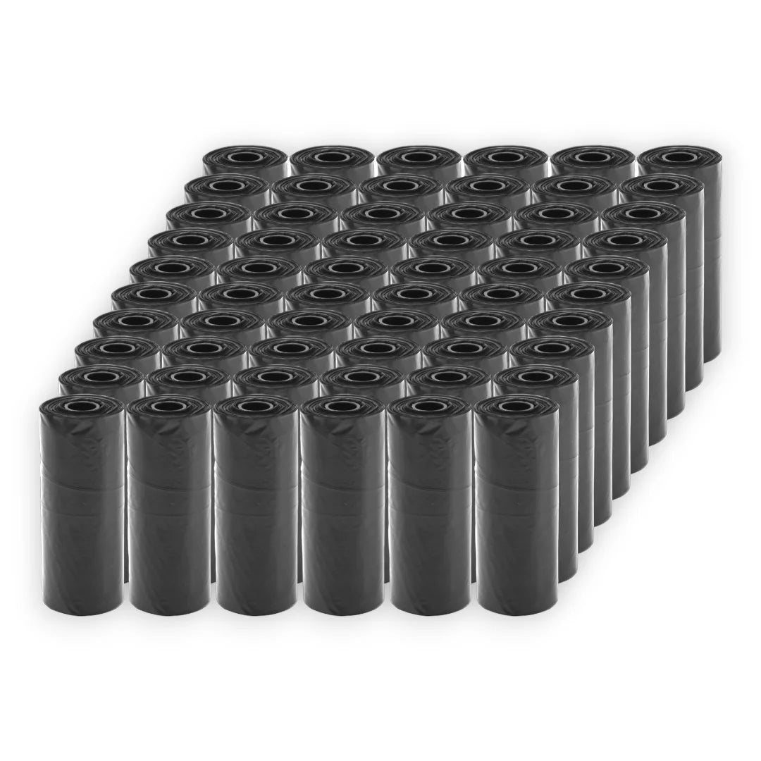 Bolsas para excrementos de perro DISTRIBUX, bolsas de plástico resistentes que miden 33 x 22 cm, ideales para recoger rápidamente los excrementos de perro durante los paseos; duraderas, ecológicas y perfectas para los dueños de mascotas.