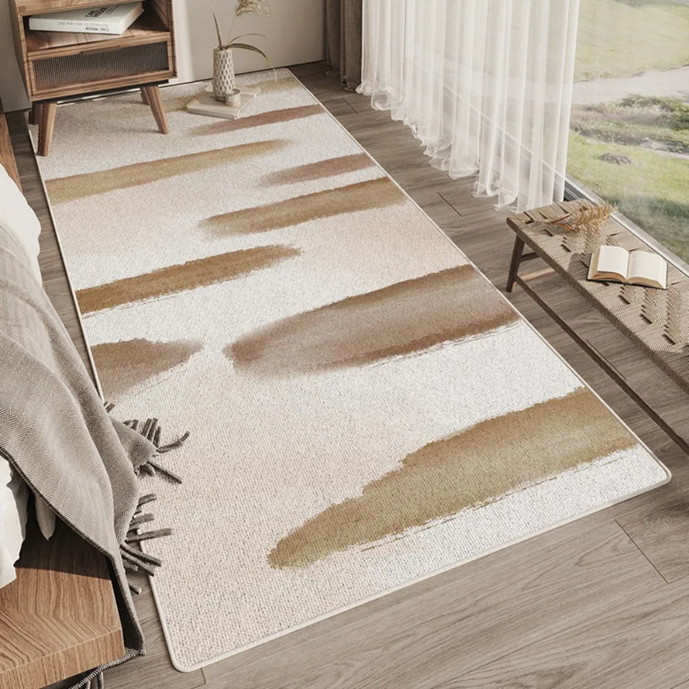 Alfombra sencilla VIKAMA para dormitorio, sala de estar, balcón o balcón, antideslizante. Decoración para el hogar.