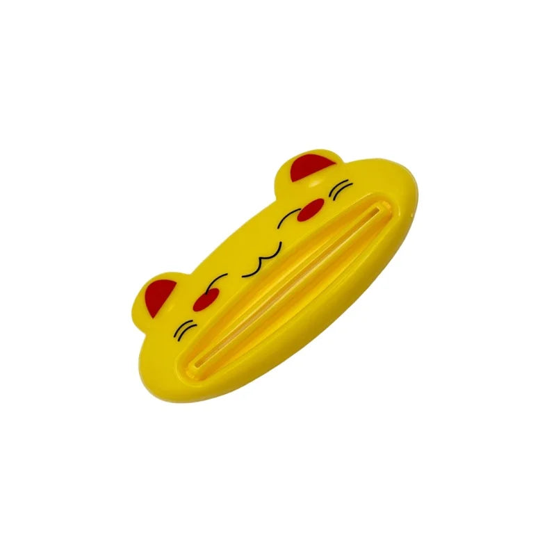 1 unidad Dispensador de pasta de dientes multifunción con diseño de animalito lindo, artículo para el hogar, baño, tubo, dispensador de pasta de dientes de dibujos animados