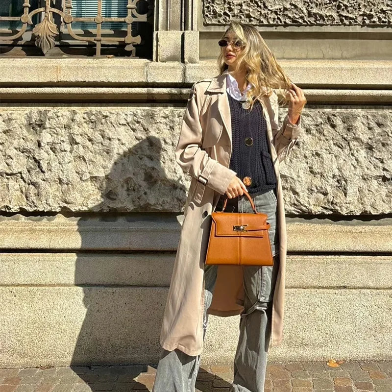 Bolso trapezoidal JW PEI, nuevo estilo, piel auténtica, bolso de mujer, alta gama, versátil, bandolera, a la moda, estilo exclusivo.