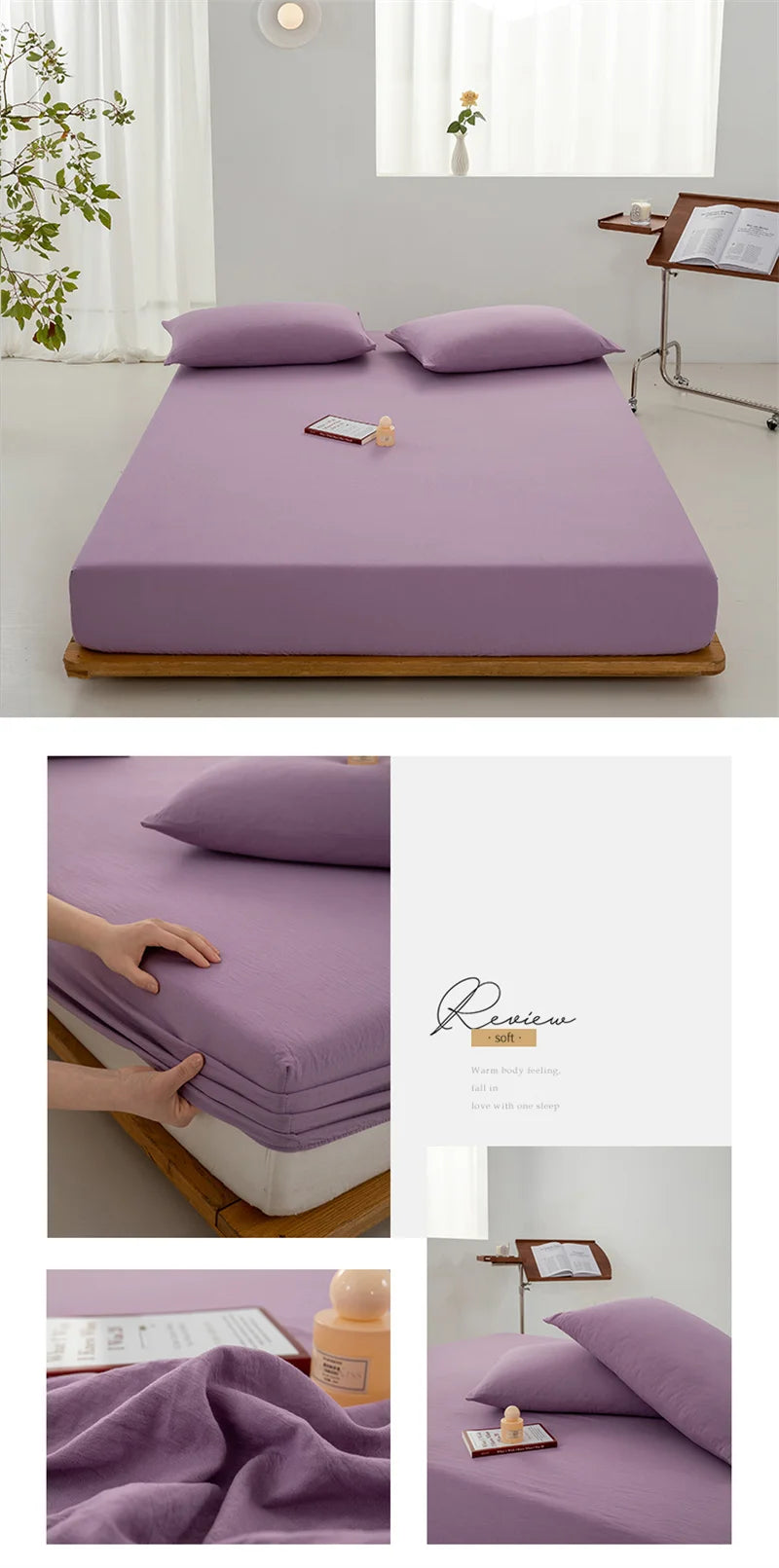 Sábana bajera ajustable 100% algodón con banda elástica antideslizante para colchón de 140/160/180/200 cm, apta para camas individuales, dobles, queen y king.