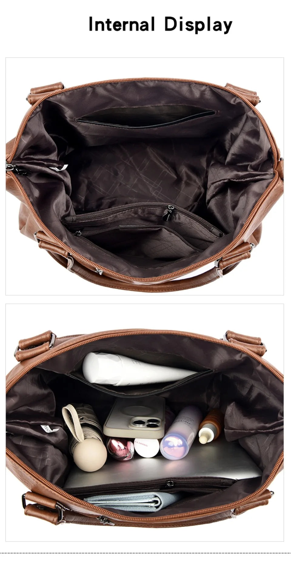 Bolsos de hombro y bandolera de piel suave de marca auténtica para mujer, bolsos de mano de lujo, bolsos de diseñador informales tipo tote y bandolera.