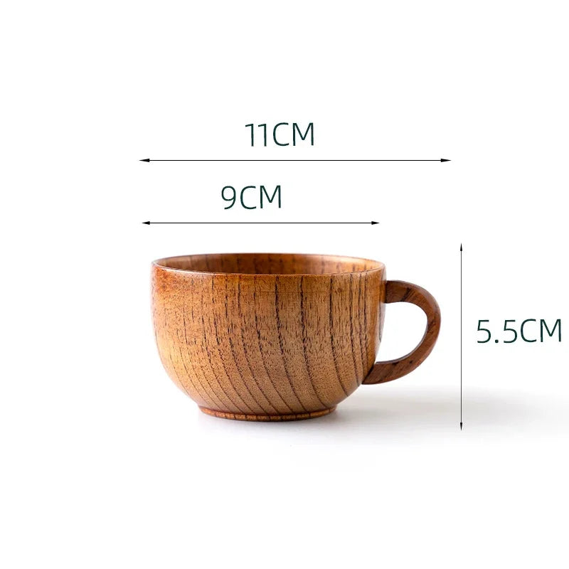 Tazas de madera grandes hechas a mano con madera de abeto natural. Tazas para cerveza, té, café, leche y agua. Artículos de cocina y bar.