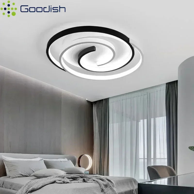 Lámparas de techo minimalistas nórdicas LED modernas tipo candelabro para decoración del hogar, ideales para cocina, sala de estar, comedor, dormitorio y recibidor.