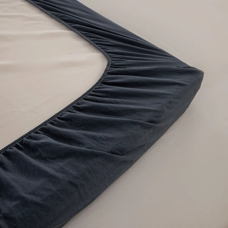 Sábana bajera ajustable 100% algodón con banda elástica antideslizante para colchón de 140/160/180/200 cm, apta para camas individuales, dobles, queen y king.