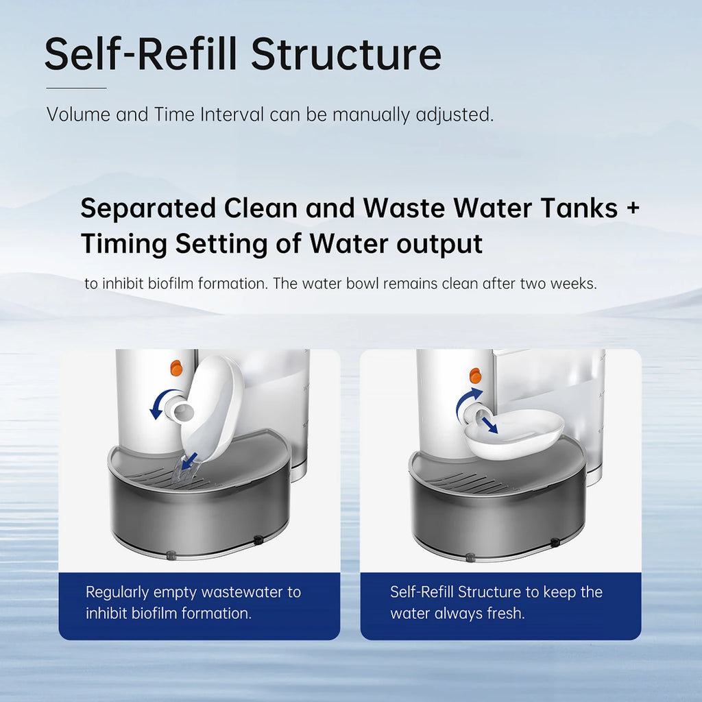 Fuente de agua inteligente para mascotas, fuente de agua inalámbrica para gatos de 3 litros sin filtro, fuente para gatos ultra silenciosa recargable que funciona con pilas