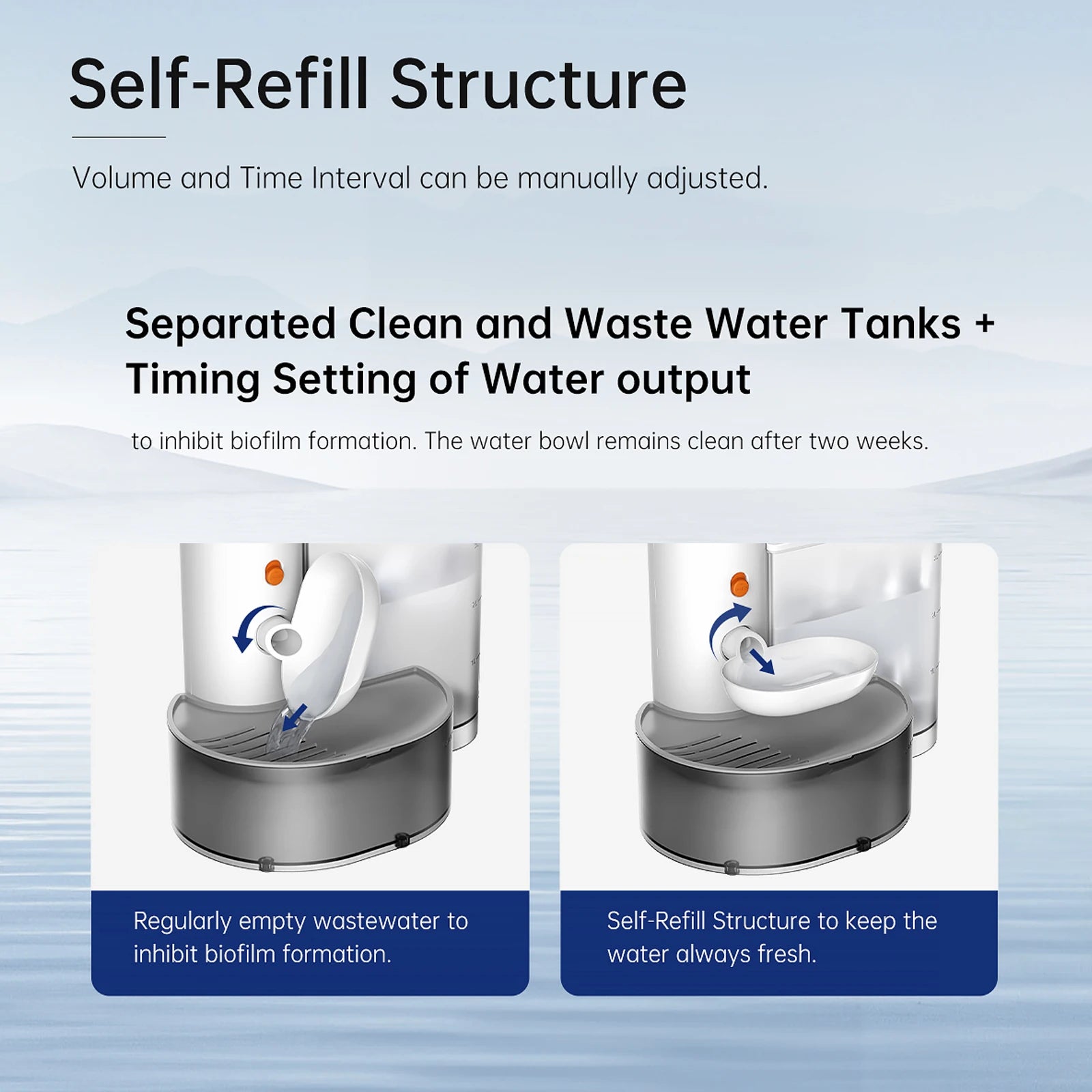 Fuente de agua inteligente para mascotas, fuente de agua inalámbrica para gatos de 3 litros sin filtro, fuente para gatos ultra silenciosa recargable que funciona con pilas