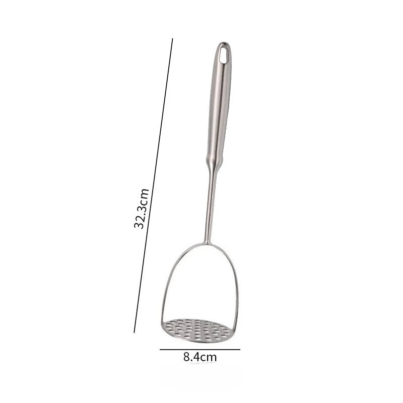 Utensilio para cocinar, servir y mezclar. Herramienta de cocina. Cuchara de cocina ranurada de acero inoxidable. Colador de metal grande para chef.