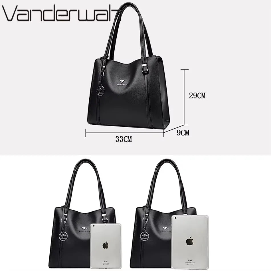 Bolso de mano de lujo con estampado de moda, gran capacidad, piel suave, bolso bandolera para mujer, bolso de hombro/bandolera, bolso de mano de diseño para mujer, bolso de mano informal.