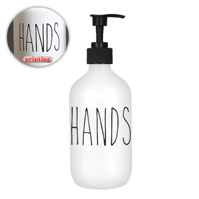 Dispensador de jabón líquido para platos de 500 ml, recargable, para baño, jabón de manos, champú, gel de ducha, líquido, subbotellado, accesorios de cocina.