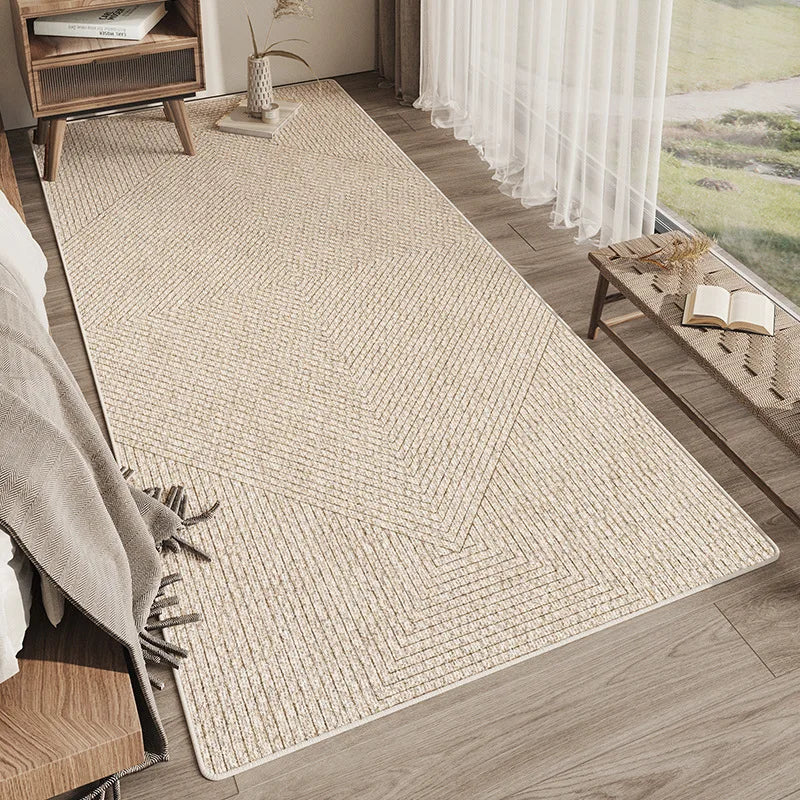 Alfombra sencilla VIKAMA para dormitorio, sala de estar, balcón o balcón, antideslizante. Decoración para el hogar.