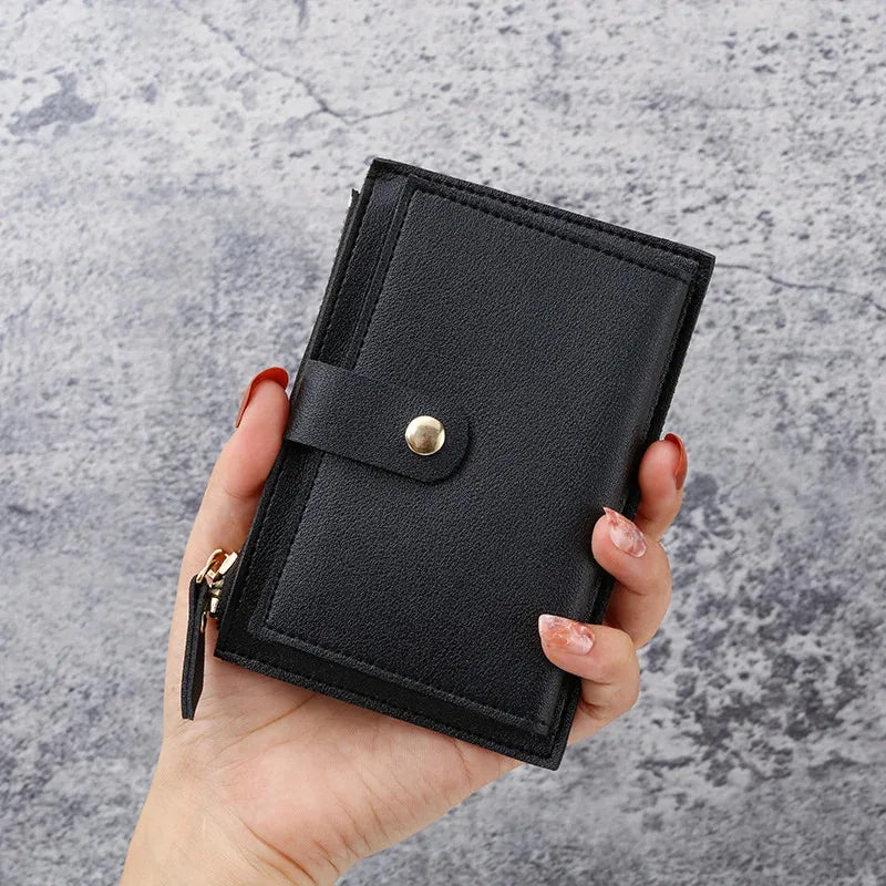 Cartera para estudiantes Ins para mujer, nueva, ultrafina, pequeña, para cambio de monedas.