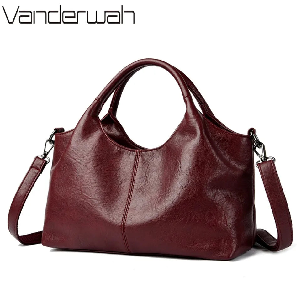 Bolso de mano para madre de mediana edad 2026, bolso bandolera pequeño para mujer, bolso de mano tipo mensajero, bolso de piel sintética suave, bolsos