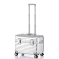 Maleta de cabina de 18/20/22 pulgadas, de aleación de aluminio y magnesio, moderna, con aprobación para transporte aéreo.