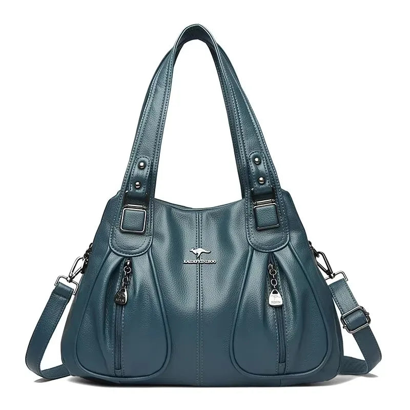 Bolso de mano de lujo con estampado de moda, gran capacidad, piel suave, bolso bandolera para mujer, bolso de hombro/bandolera, bolso de mano de diseño para mujer, bolso de mano informal.