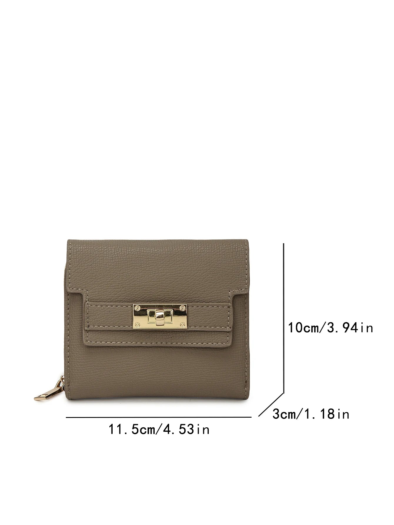 Cartera retro para mujer, gran capacidad, múltiples ranuras para tarjetas, comercio exterior, multifuncional, plegable en tres partes.